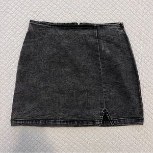 Acid wash mini skirt Wild Fable